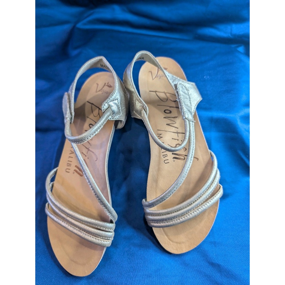 Blowfish Malibu Vegan Strappy Sandals Flat Beachy Sz 6‎